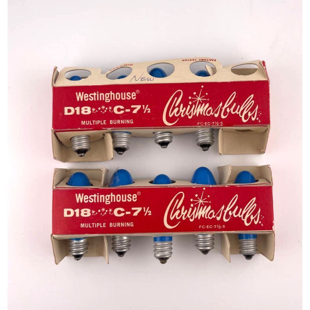 Vintage Westinghouse D18 C-7 1/2 Multiple Burning Christmas Light‎ Bulbs